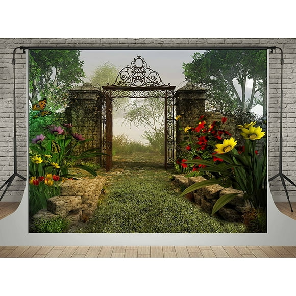 10x8ft Flower Garden Background Nature Scenery Photography Backdrop Photo Props Room Murals DSFU010 10x8ft Flower Garden Background Nature Scenery Photography Backdrop Photo Props Room Murals DSFU010
